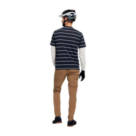 TLD SKYLINE FAKIE RIDE LONG SLEEVE TEE - STRIPE CARBON - 2026