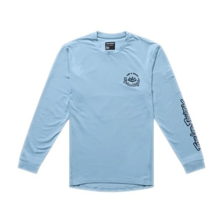 TLD YOUTH RUCKUS RIDE LONG SLEEVE TEE - CARBS DAWN BLUE - 2026