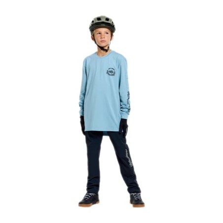 TLD YOUTH RUCKUS RIDE LONG SLEEVE TEE - CARBS DAWN BLUE - 2026