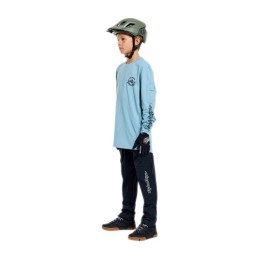 TLD YOUTH RUCKUS RIDE LONG SLEEVE TEE - CARBS DAWN BLUE - 2026