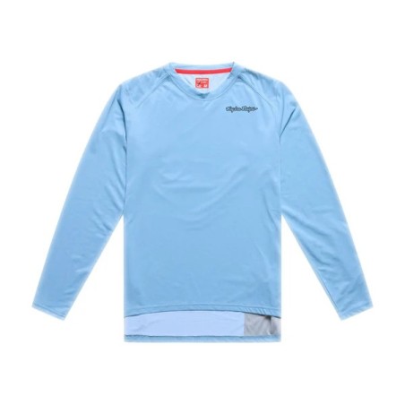 TLD WOMENS LILIUM PRO LONG SLEEVE JERSEY - MONO DAWN BLUE - 2026
