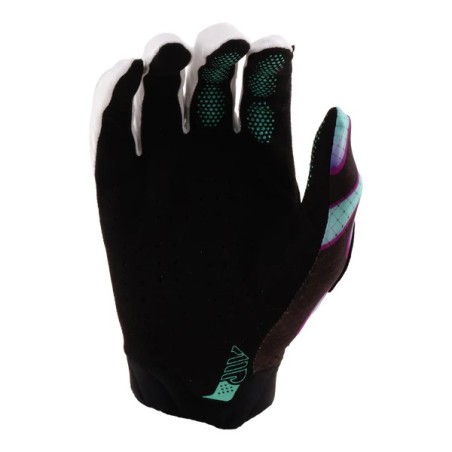 TLD AIR GLOVE - OVERSPRAY BLACK / REAL TEAL - 2026