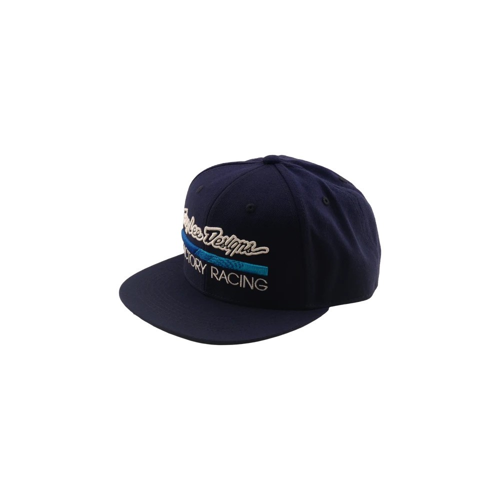 TLD casquette FACTORY FLAT SMOKE BLUE