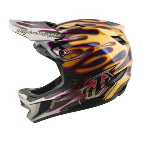 TLD D4 CARBON HELMET - OVERSPRAY GOLD / BLACK - 2026