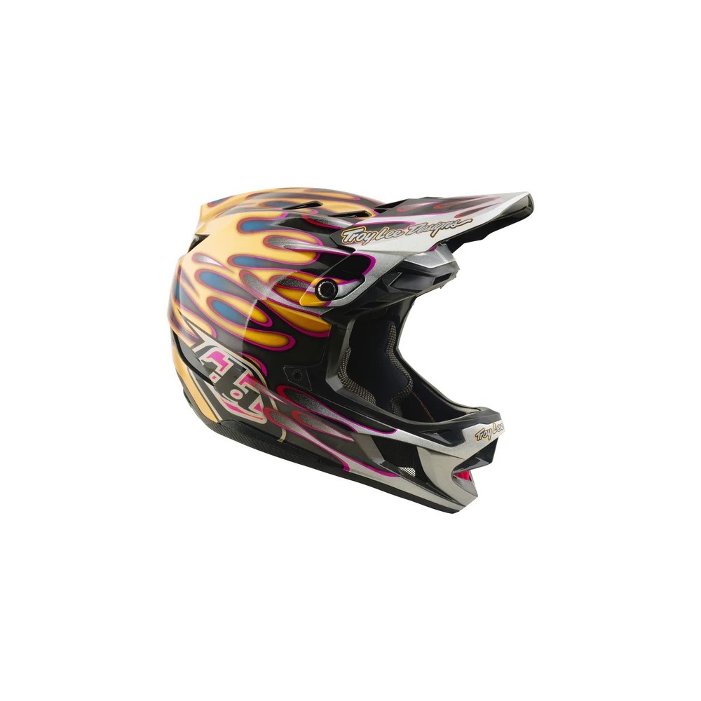 TLD D4 CARBON HELMET - OVERSPRAY GOLD / BLACK - 2026