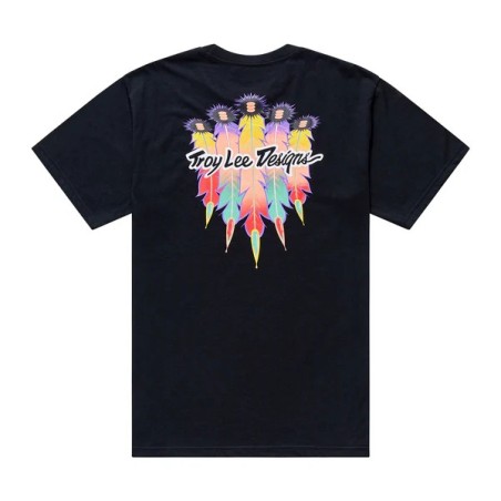 TLD FEATHER SHORT SLEEVE TEE - BLACK / BLACK - 2026