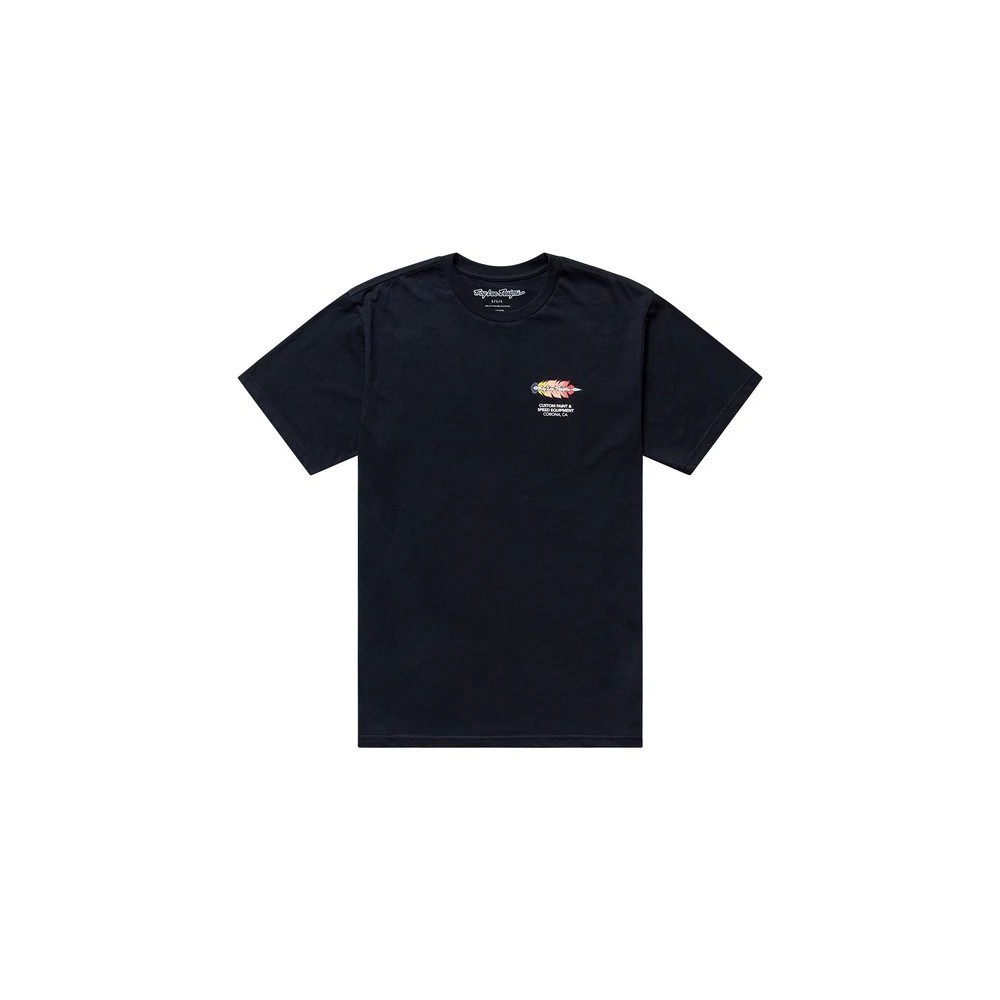 TLD FEATHER SHORT SLEEVE TEE - BLACK / BLACK - 2026
