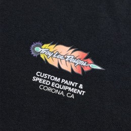 TLD FEATHER SHORT SLEEVE TEE - BLACK / BLACK - 2026