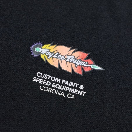 TLD FEATHER SHORT SLEEVE TEE - BLACK / BLACK - 2026