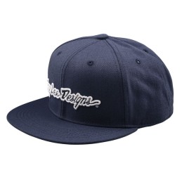 TLD SIGNATURE FLAT BILL SNAPBACK - INDIGO - 2026