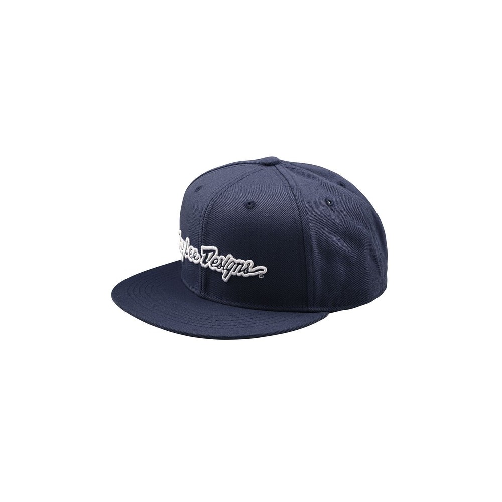 TLD SIGNATURE FLAT BILL SNAPBACK - INDIGO - 2026