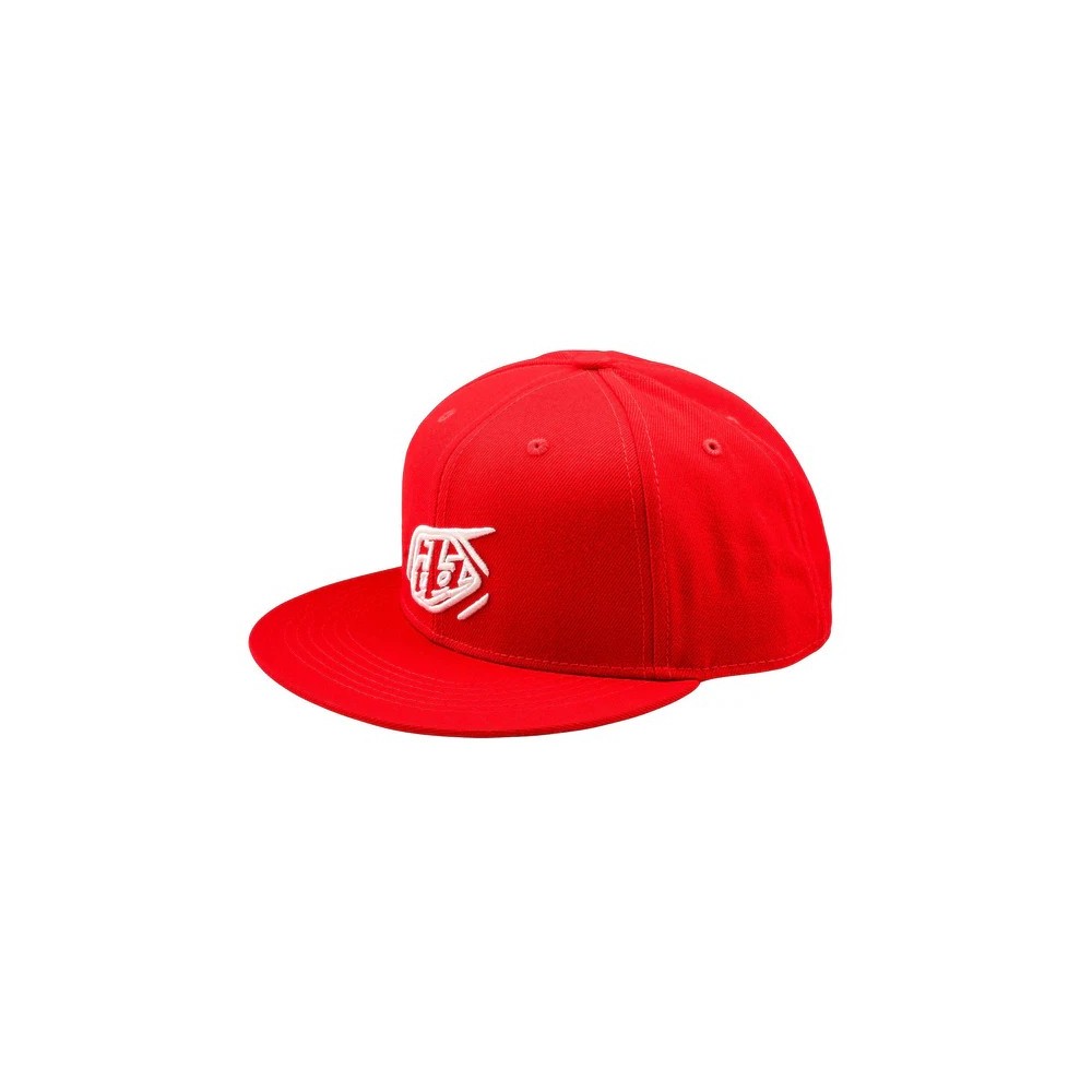 TLD FLAT BILL SNAPBACK - BADGE TEAM RED - 2026