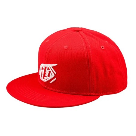 TLD FLAT BILL SNAPBACK - BADGE TEAM RED - 2026