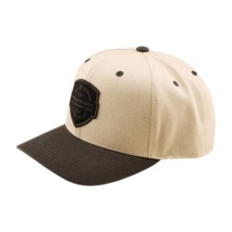 TLD IMPRINT CURVED SNAPBACK HAT - PUMICE / BLACK - 2026