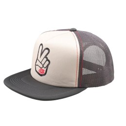 TLD TRUCKER SNAPBACK - PEACE OUT VINTAGE WHITE / CARBON - 2026