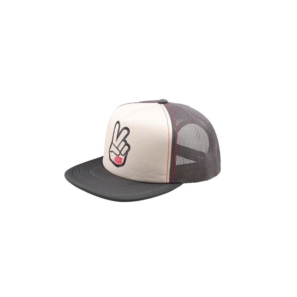 TLD TRUCKER SNAPBACK - PEACE OUT VINTAGE WHITE / CARBON - 2026